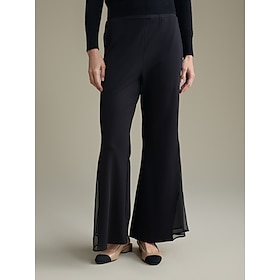 Elegant Full Length Bell Bottom Pants