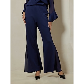 Modal Wedding Elegant Full Length Pants