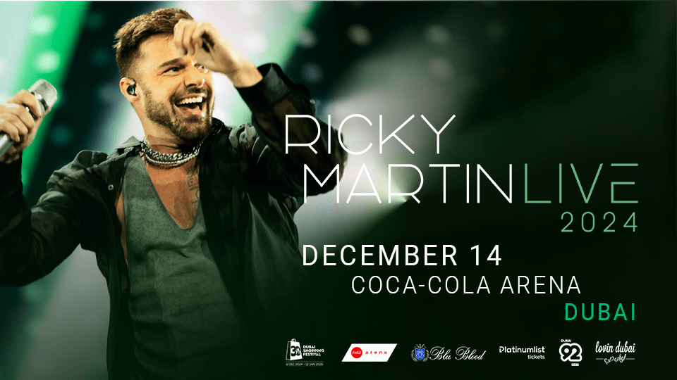 Ricky Martin Live at Coca-Cola Arena, Dubai - Concerts